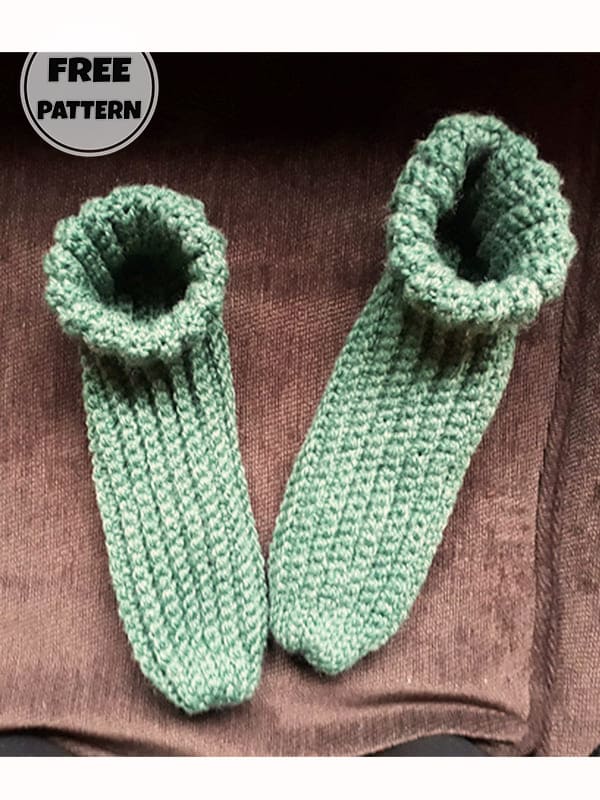 Comfy Crochet Slipper Sock Pattern