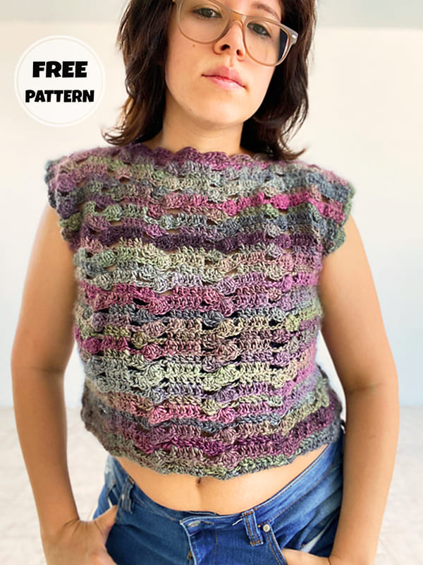 Crochet Patterns For Crop Tops