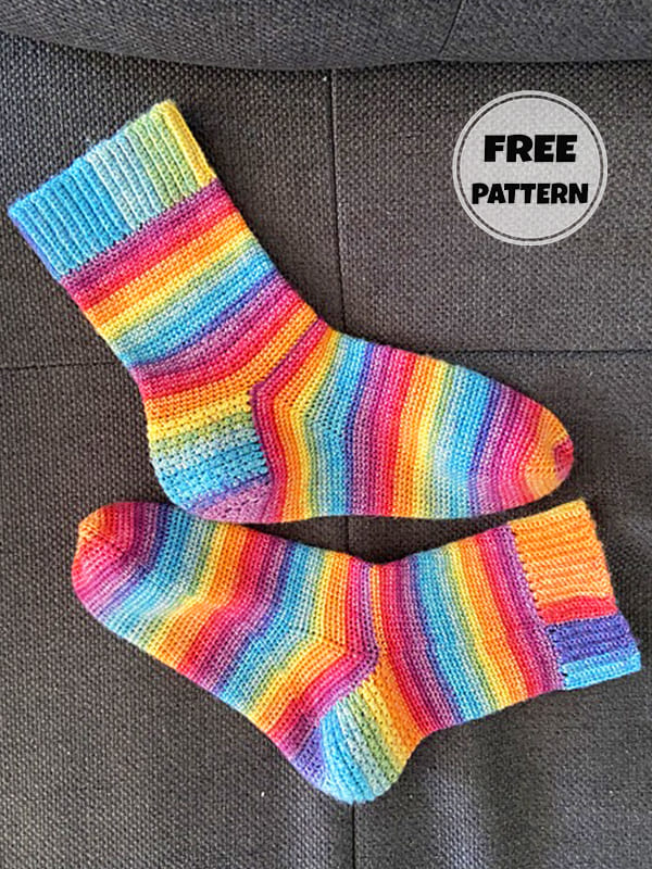 Free Sock Pattern Crochet