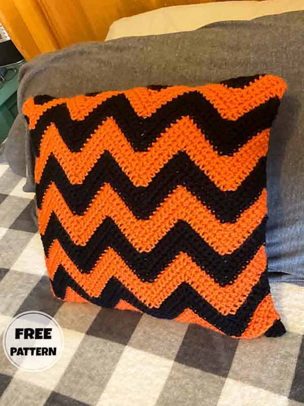 Pillow Crochet Chevron Pattern