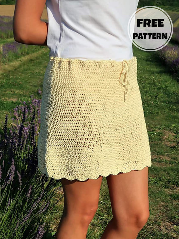 Summer Crochet Skirt Cover Up And Crochet Bikini top