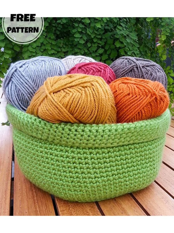 basic crochet basket pattern