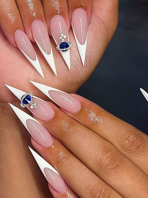 bright summer gel nails