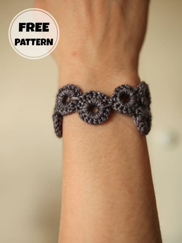 crochet ring bracelet