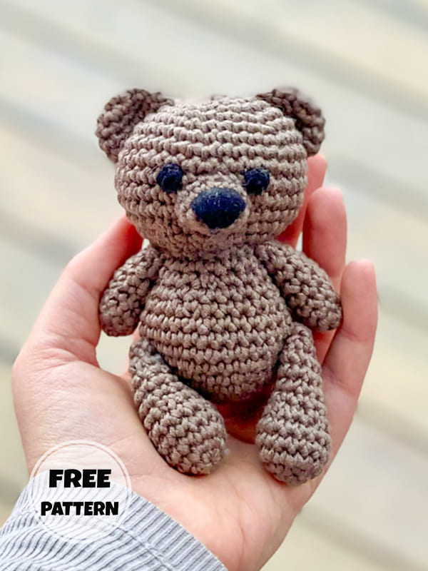 easy small teddy bear crochet pattern