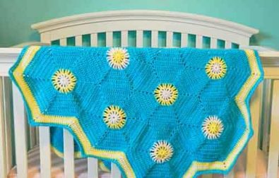 hexagon-beginner-baby-blanket-crochet-free-pattern