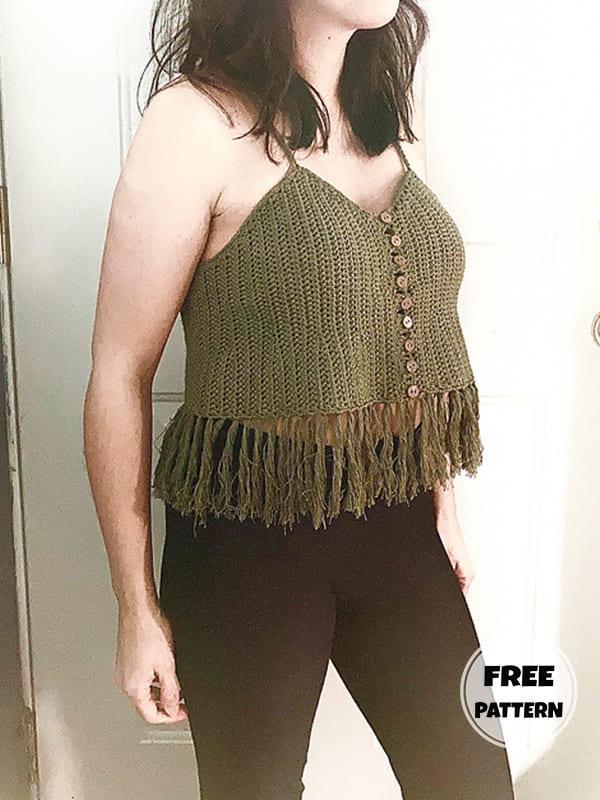 Crochet Crop Top Pattern PPF Free