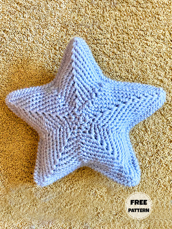 Crochet Star Pillow Pattern Free