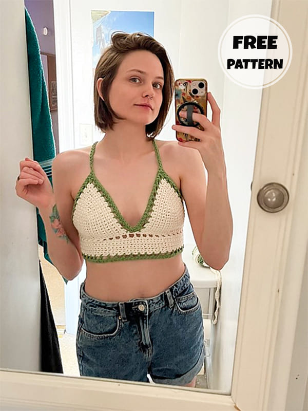 Easy Beginner Level Crochet Top Tutorial Free Pattern-2