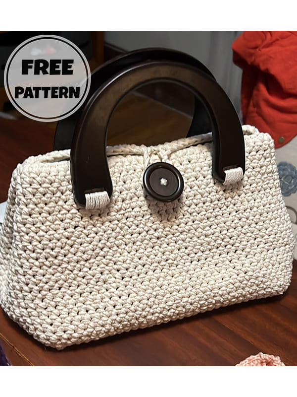 Free Casual Crochet Handbag Pattern (2)