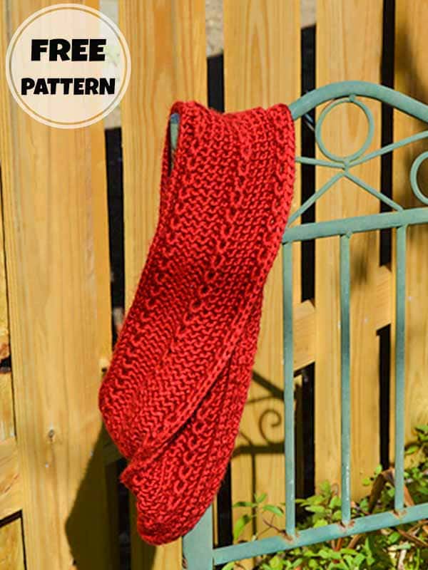 Free Star Stitch Infinity Scarf Crochet Pattern - 2