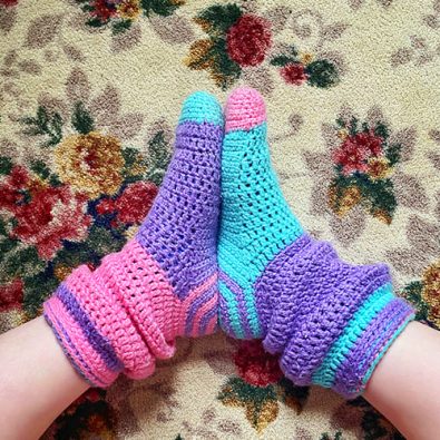 slouchy-simple-crochet-sock-pattern-free-pdf