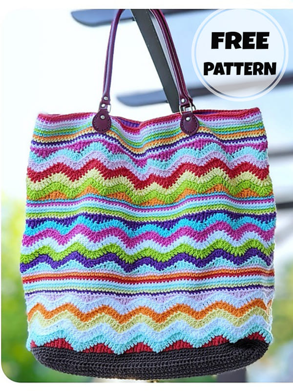 Summer Days Crochet Beach Bag Free Pattern (2)