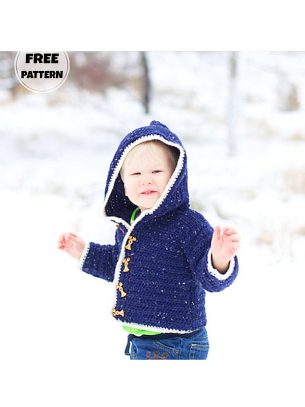 Baby Free Hoodie Pattern Crochet 