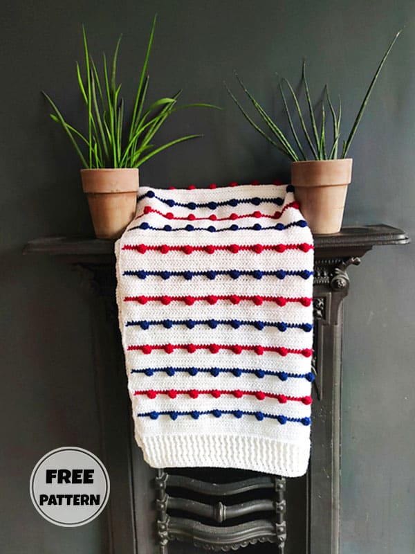 Bobble Crochet Baby Blanket Pattern Free