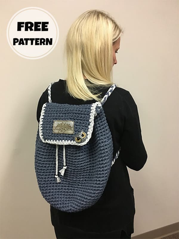 Crochet Colorwork Backpack Free Pattern (2)