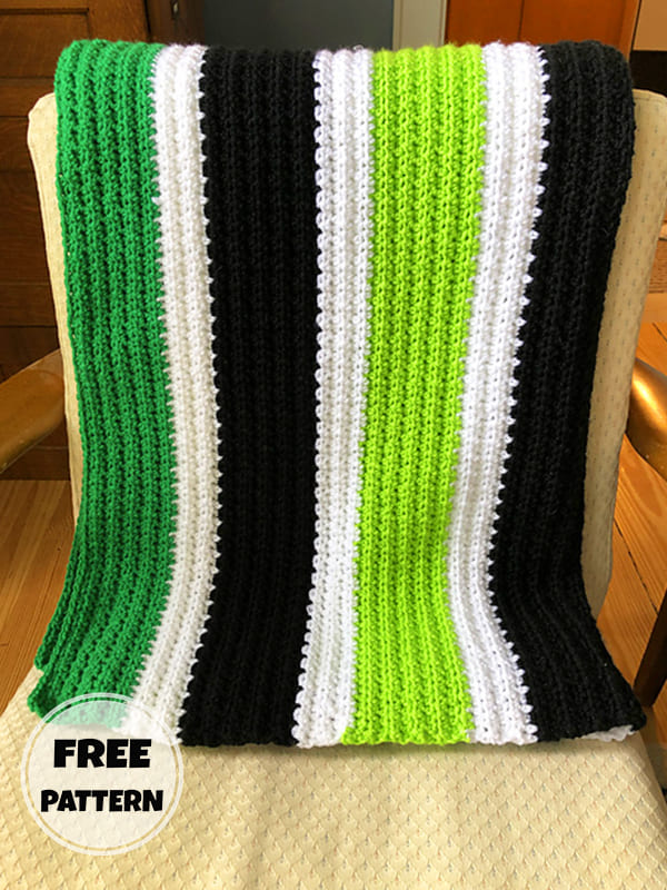 Dude Free Basic Blanket Crochet Pattern