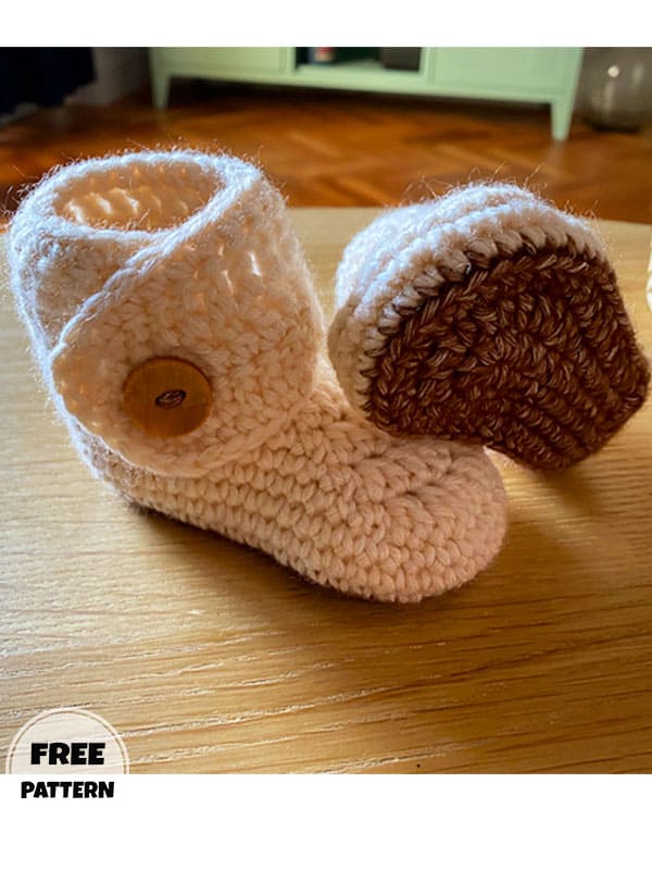 Easy Crochet Newborn Booties Free Pattern