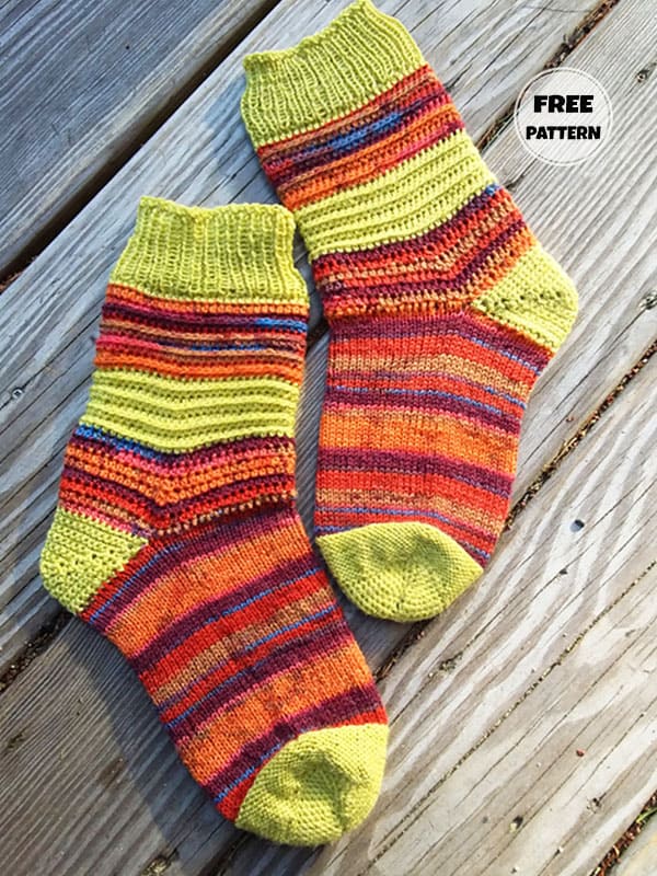 Fall Crochet Socks Pattern Free Easy PDF