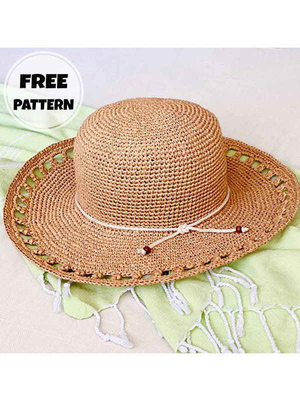 Free Crochet Summer Hat Pattern (2)