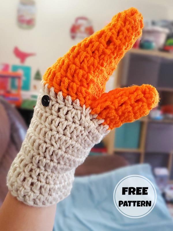 Goose Crochet Gloves Free Pattern 