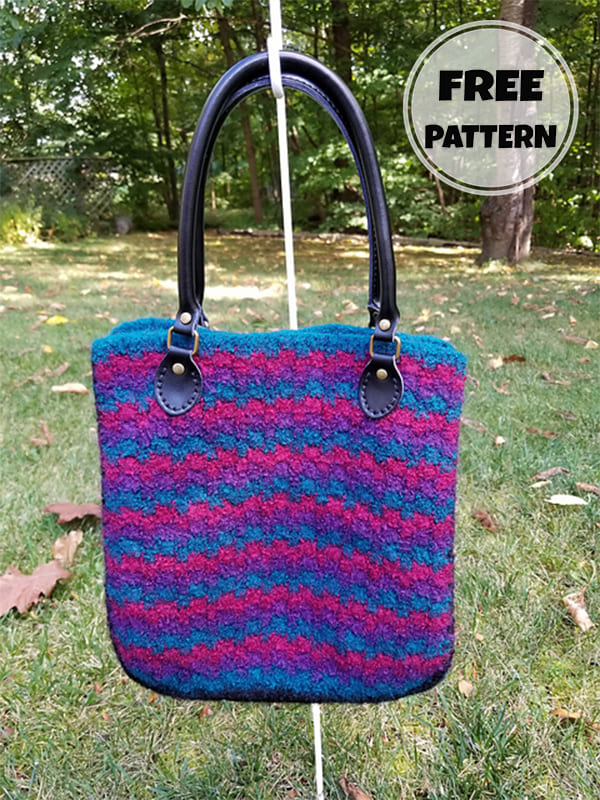 Mesmerizing Colorwork Crochet Shoulder Bag Free Pattern (2)