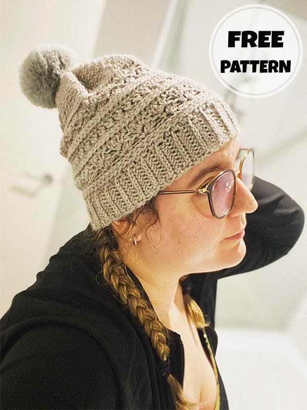 November Crochet Slouchy Hat Free Pattern (2)