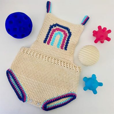 rainbow-crochet-baby-romper-free-pattern
