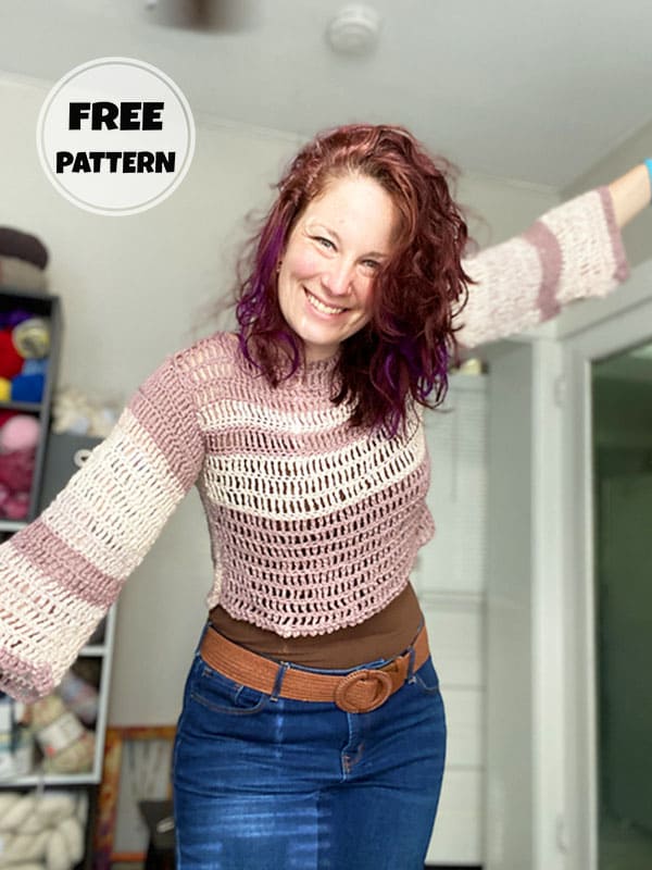 Spring Easy Crochet Pullover Pattern Free