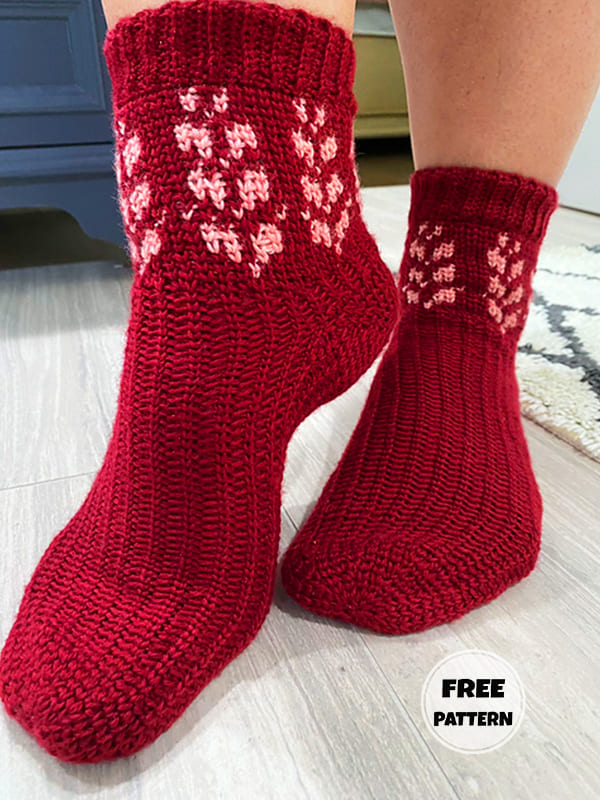 Vine Leaf Free Crochet Pattern For Socks