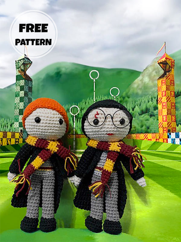 harry potter crochet amigurumi doll free pattern (2)