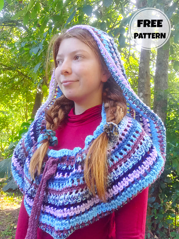 Amazing Free Pattern For Crochet Cowl Hood