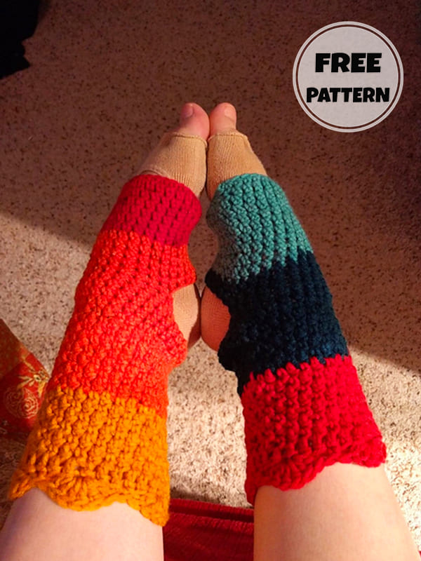 Best Toeless Yoga Socks Crochet Pattern Free