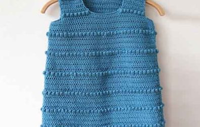 crochet-bobble-stitch-baby-dress-free-pattern