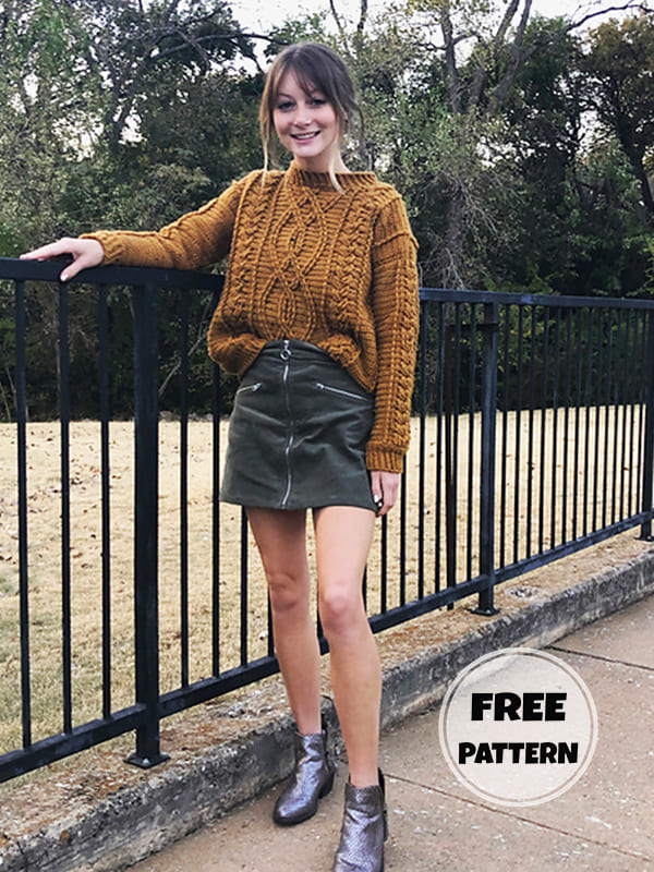 Crochet Fisherman Sweater Pattern Free