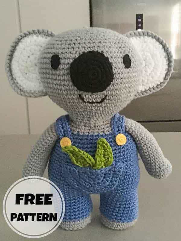 Crochet Koala Teddy Bear Amigurumi Free Pattern (2)