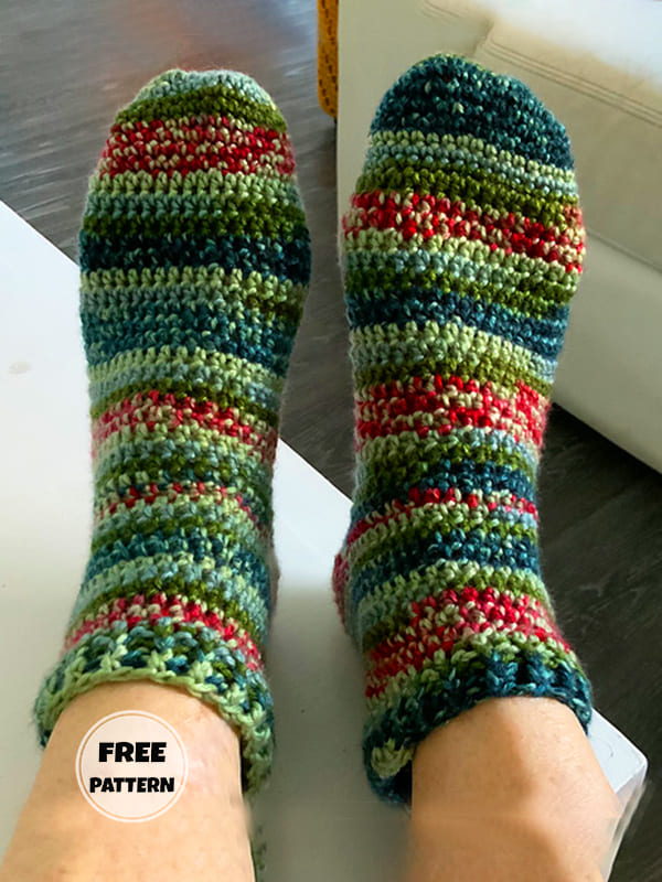 Crochet Socks Easy Pattern Free