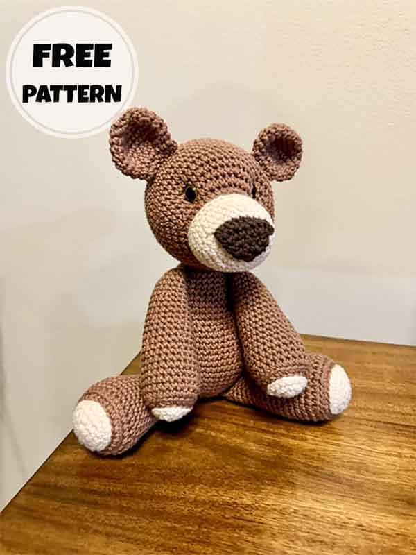 Free Easy Crochet Teddy Bear Pattern (2)