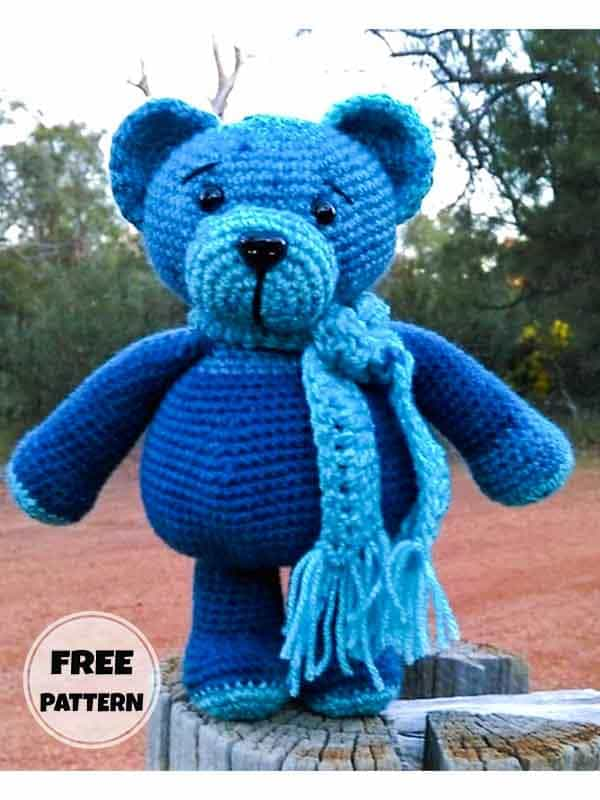 Fuzzy Crochet Teddy Bear Pattern