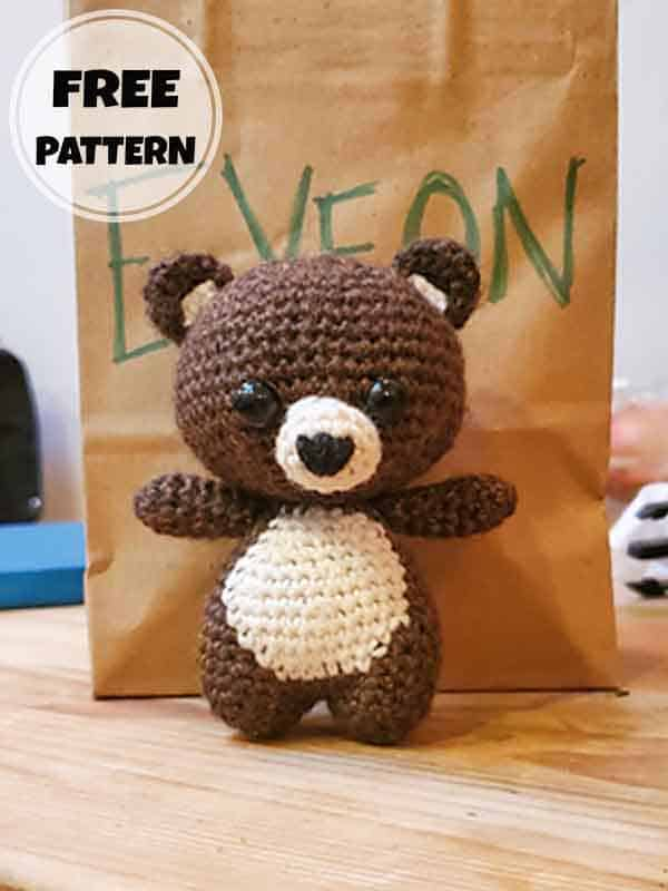 Mini Crochet Teddy Bear Pattern