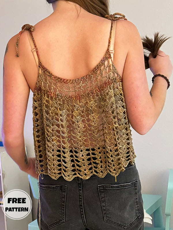 Tank Crochet Lace Top Free Pattern