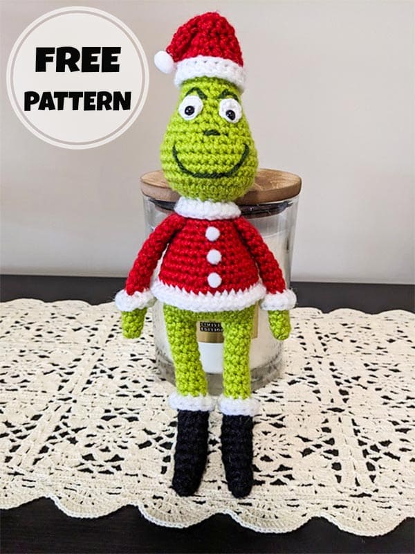 The Crochet Grinch Free Amigurumi Pattern (2)