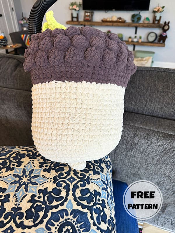 Acorn Free Crocheting A Pillow Pattern