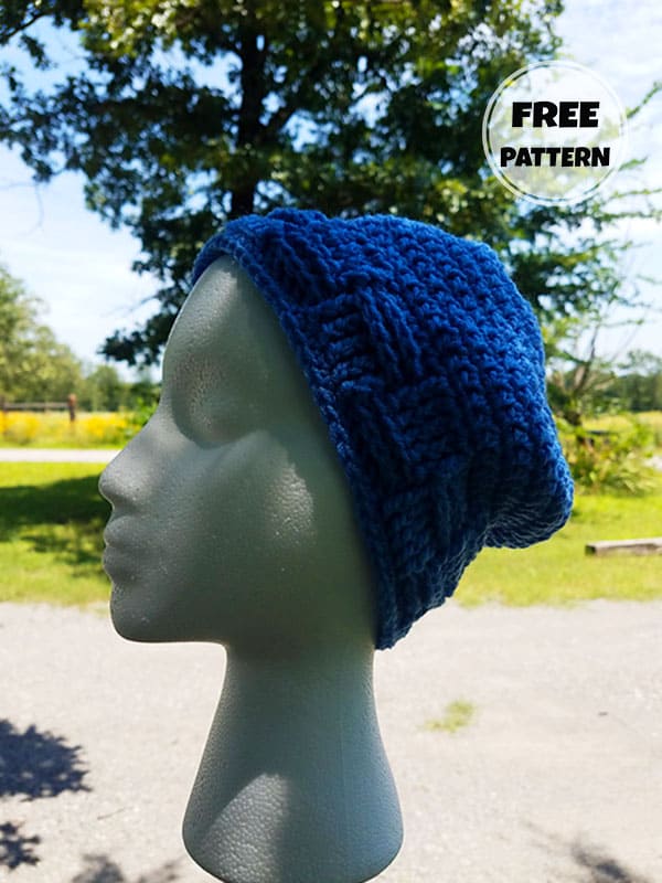 Beanie Crochet Basketweave Pattern Free