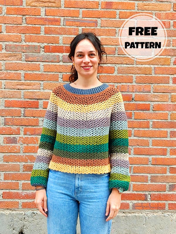 Best Colors Fall Sweater Crochet Pattern Free