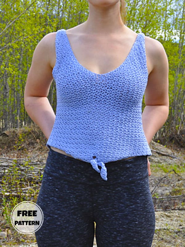 Crochet Crop Top DIY Free Pattern PDF