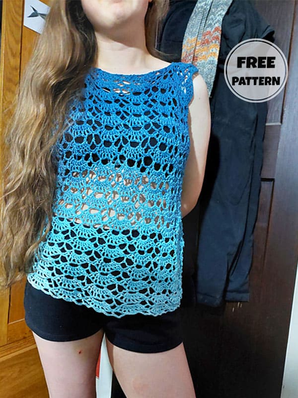 Cute Free Crochet Singlet Top Pattern