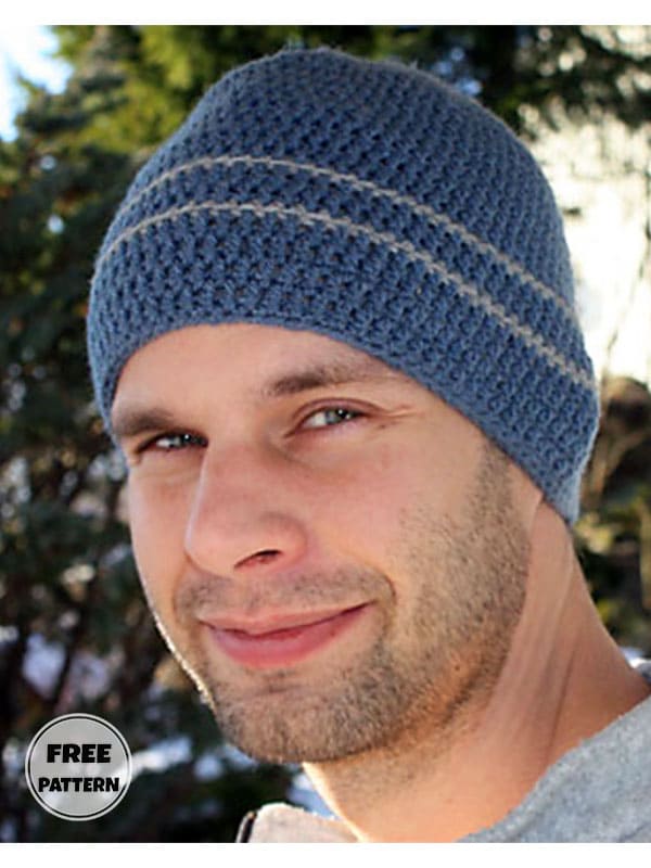 Easy Men's Beanie Pattern Crochet Free