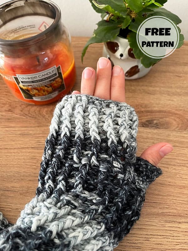 Free Crochet Glove Pattern Fingerless For Winter