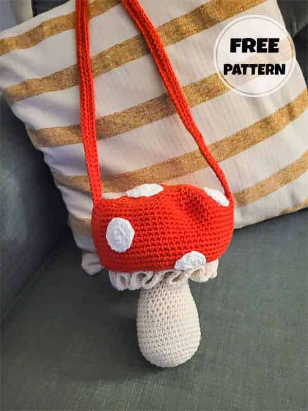 Free Crochet Mushroom Bag Pattern (2)